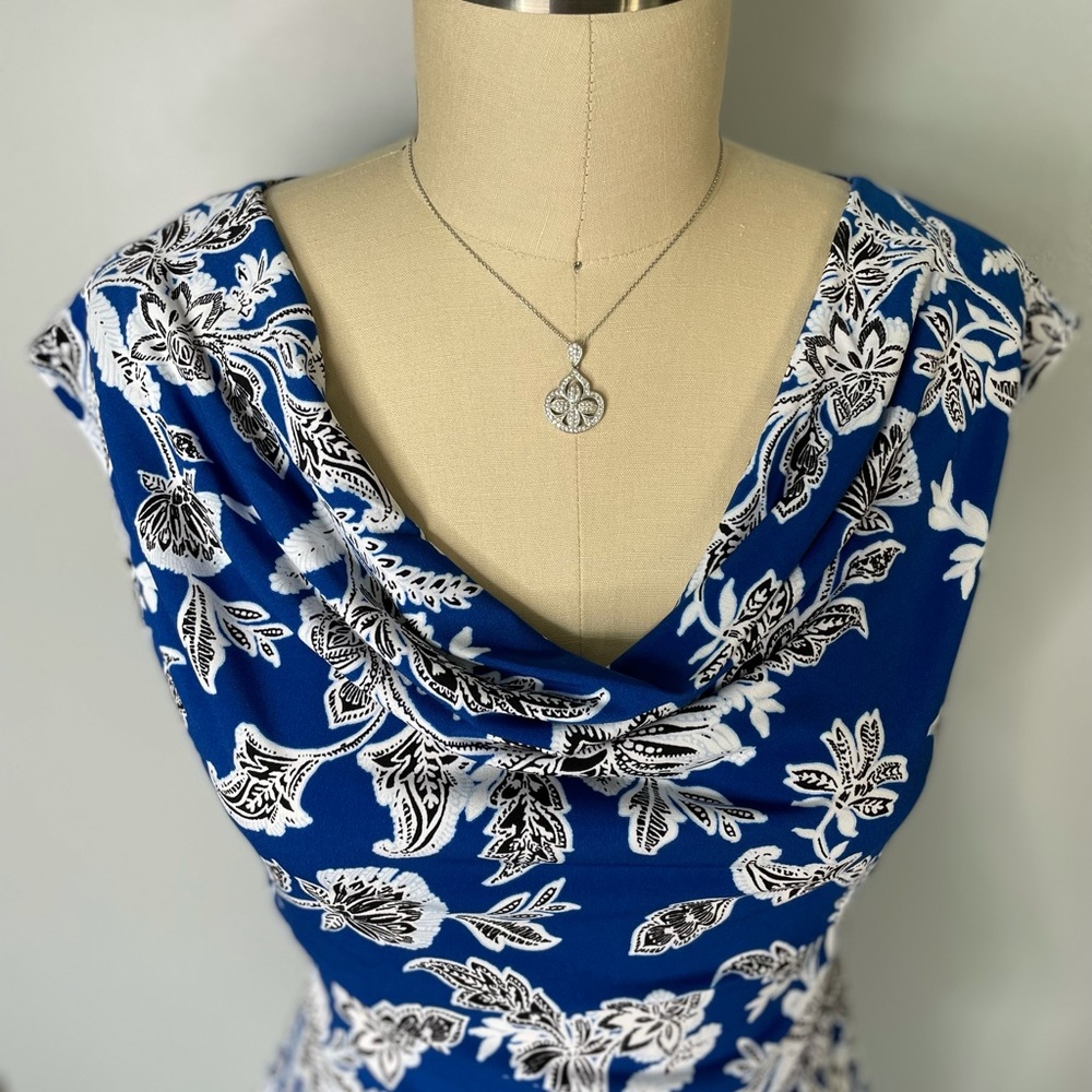 Vince Camuto Side Drawstring Floral Top